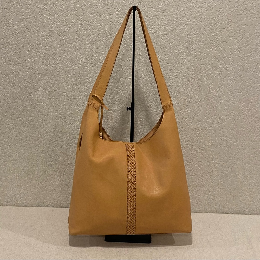 The Sak Tan Leather Hobo Shoulder Bag - Excellent Condition - Picture 6 of 14